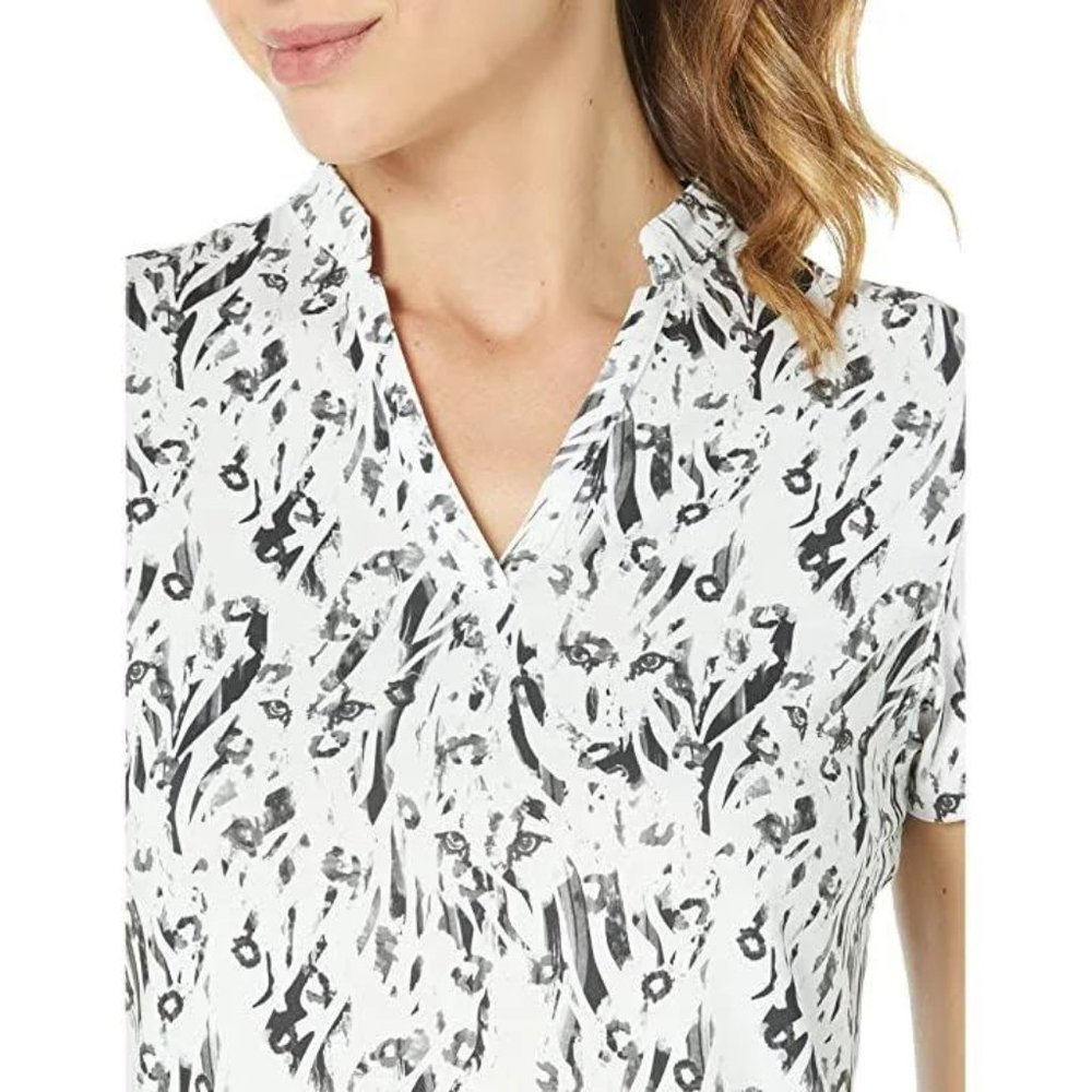 NWT Puma Cloudspun Jungle Womens Sleeveless Golf Polo - Picture 4 of 6